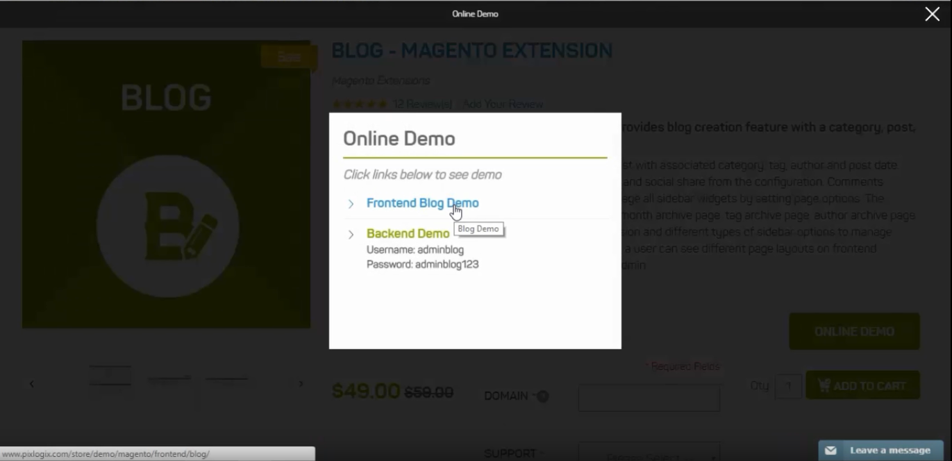 Pixologic Magento Blog Extension - Image 1