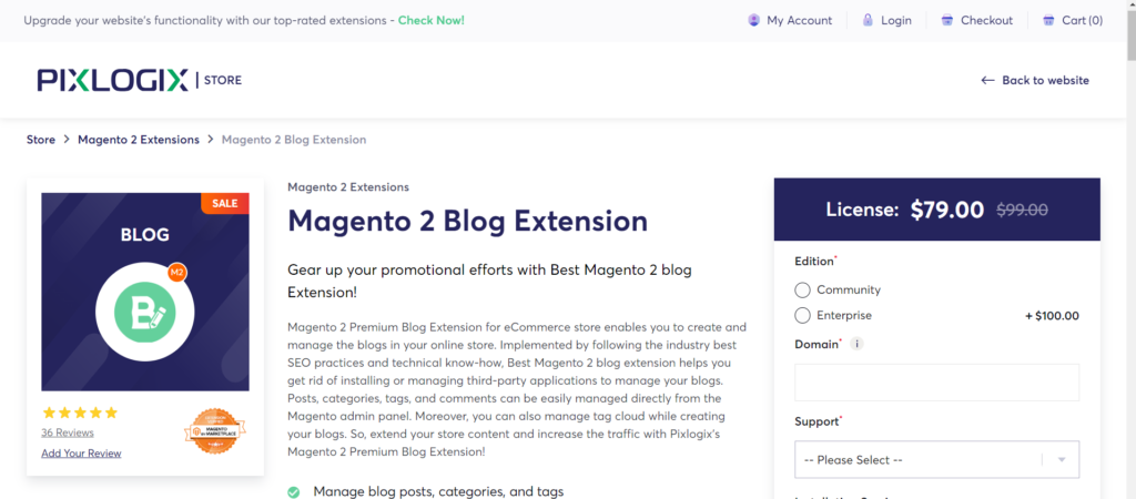 Magento 2 Blog Extension