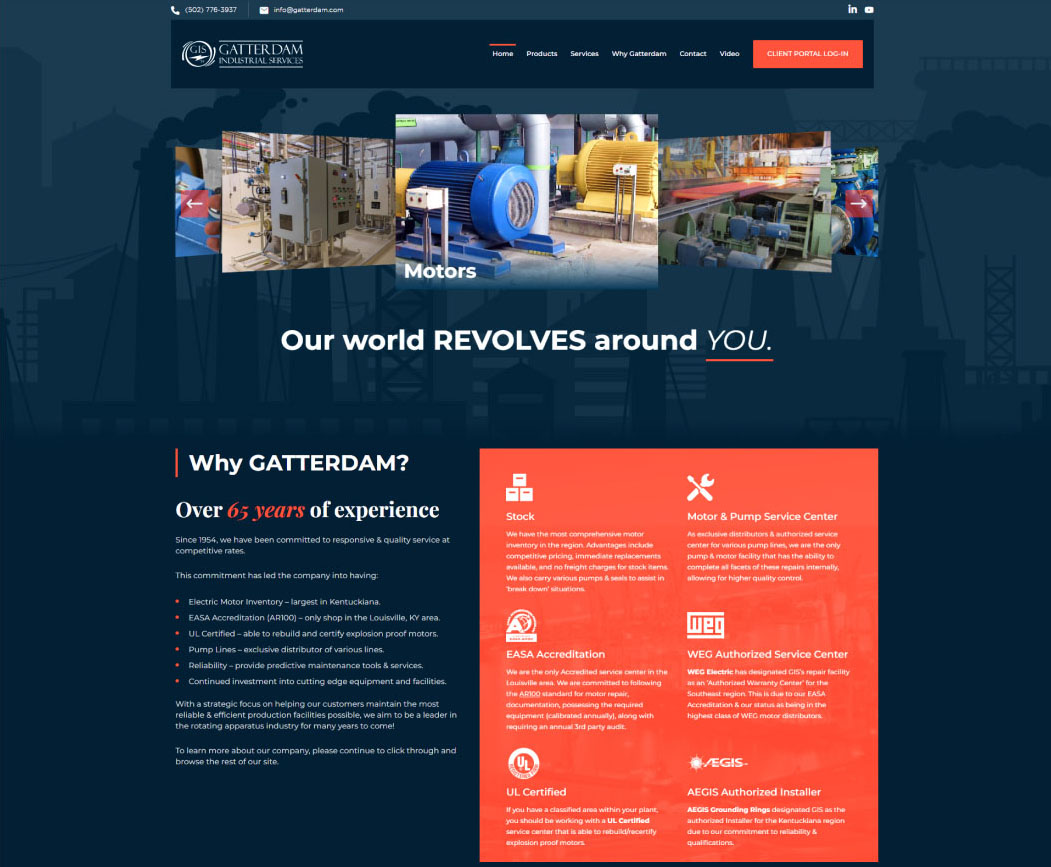 Gatterdam - Web Design & Development for Manufacturing industries ...